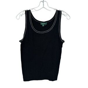 Lauren Ralph‎ Lauren Sweater Womens Large Ribbed Lagenlook Capsule Classic